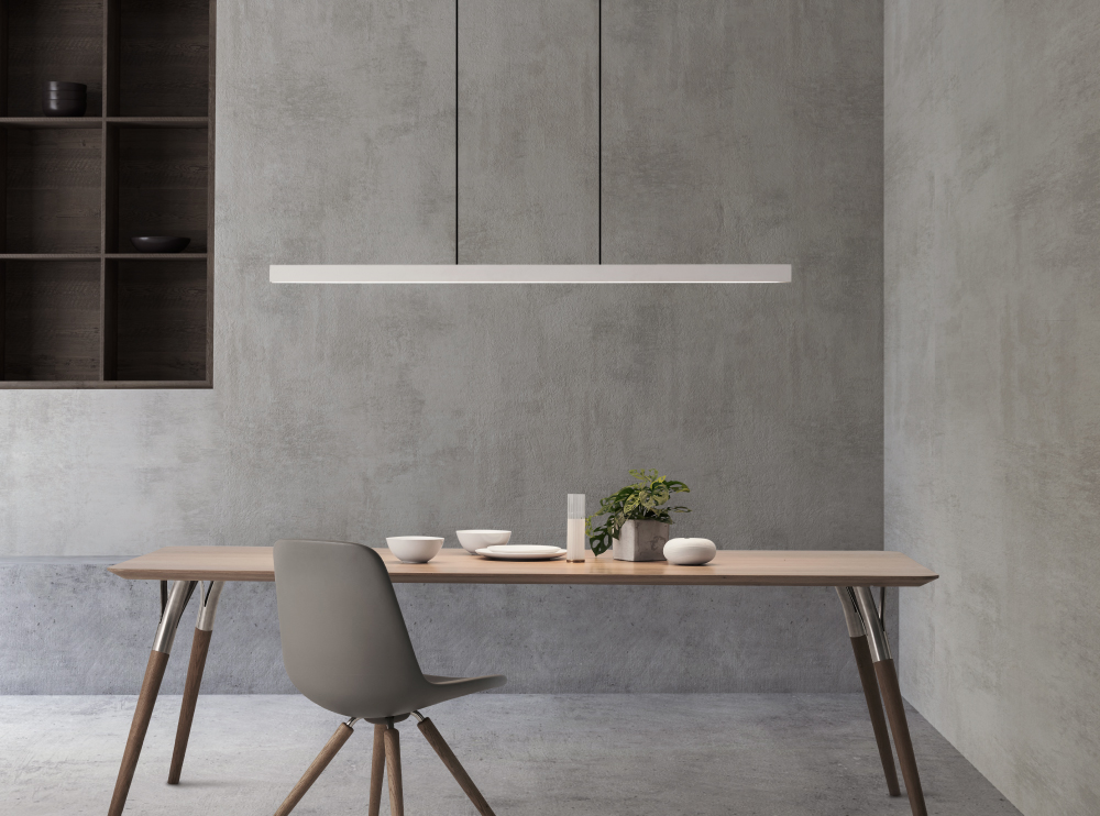 From minimal and modern to fun and eclectic, Seed’s linear suspensions are available in a wide range of styles, ideally blend into your space while you want it to be a very simplified and clean representation.